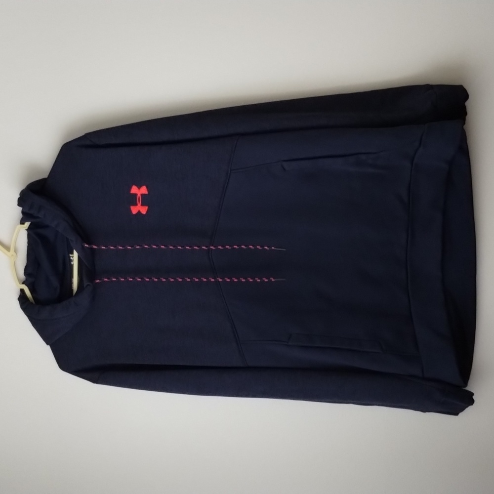 Women's under Armour size medium hoodie with front pockets blue and orange